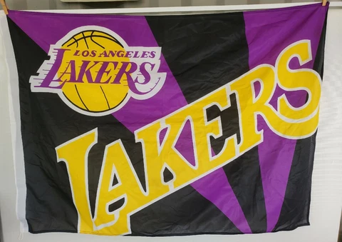 LA Lakers Flag Banner Los Angeles NBA Basketball  28 x 42 (2015) Cover
