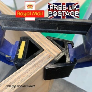 1x Pair Corner Clamp Adaptors for Irwin Quick Grip Medium carpentry 90° Square - Picture 1 of 6