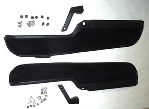 81 82 83 Mazda RX-7 FB R&L Upper Lower Armrest black OEM used w Screw Caps R L - Picture 1 of 24