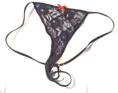 String Tanga mit Spitze 6XL Übergröße - Bild 1 von 4