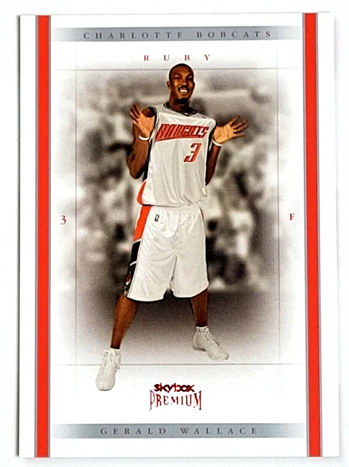 Skybox Premium Gerald Wallace Ruby 2004-05 #D 56/75 Foto 1 de 2