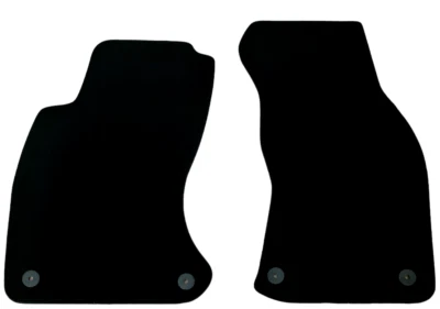 Alfombrillas delanteras de coche para Audi A6 C5 impermeables forro de terciopelo negro 2 un. Foto 1 de 4