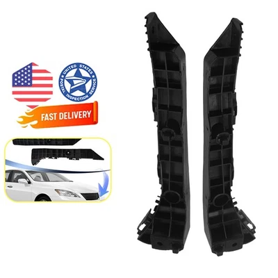 Black Car Front Bumper Retainer Mounting Brackets Set For 2007-2012 Lexus ES350 Foto 1 de 4