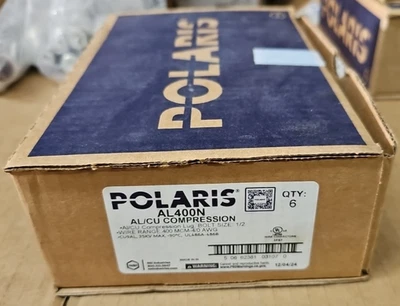 AL400N Aluminum 2 Hole Lugs BOX OF 6 - Image 1 of 2