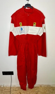 VINTAGE FERRARI F1 TEAM AGIP MECHANIC'S SUIT JUMPSUIT FORMULA 1 SIZE 56 - Image 1 of 4