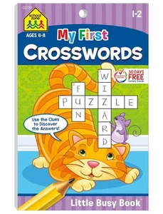 School Zone My First Crosswords Little Busy Book, Ages 6-8 - Picture 1 of 1