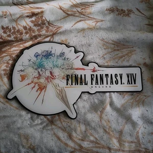 Final Fantasy XIV Wandschild (gebraucht) Top Zustand - Bild 1 von 3