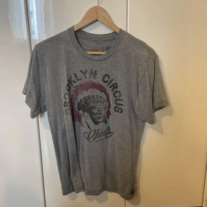 BROOKLYN CIRCUS T-Shirt S Size Gray Print Design - Picture 1 of 3