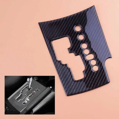 Carbon Fiber Gear Shift Panel Cover Trim Frame Fit for Toyota RAV4 2006-2012 New - Image 1 of 4