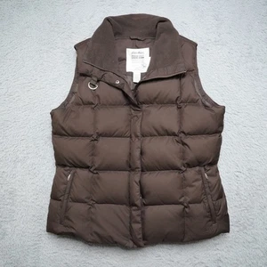 Eddie Bauer Weste Damen XL braun Premium 700 Füllung Gänsedaunen ärmellos wattiert - Bild 1 von 8