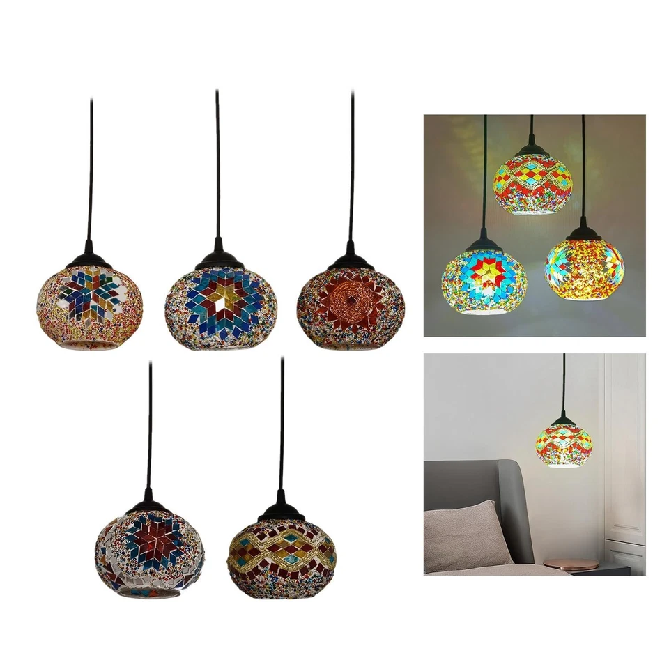 Style marocain Turc Suspension Ethnique Coutumes Droplight Lustre Suspension - Photo 1/1