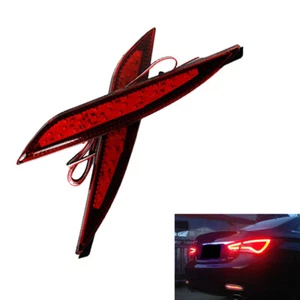 LED Lens Rear Bumper Reflector Brake Tail Light For Hyundai Sonata 8th 2011-2014 - Foto 1 di 8
