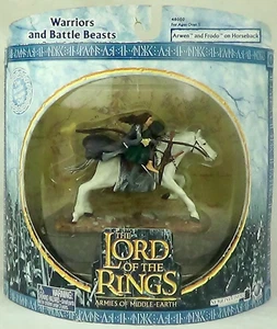 Modellino Il Signore degli Anelli Eserciti della Terra di Mezzo Arwen & Frodo a Cavallo - Foto 1 di 10
