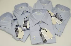 Men Suitsupply Shirt Traveller WEBA Pure Cotton Slim Fit Tailored 39 15 1/2 - Picture 1 of 11