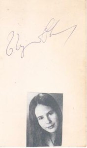 GLYNNIS O'CONNOR  Signed 3x5 Index Card Actress/Ode to Billy Joe COA