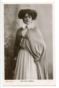 SCHAUSPIELERIN OLIVE MORRELL antike Davidson echtes Foto Postkarte 1244. Veröffentlicht 1905 - Bild 1 von 3