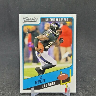 2021 Classics H2 Base Legends Blue Back #119 Ed Reed 66/75 - Baltimore Ravens - Image 1 of 2