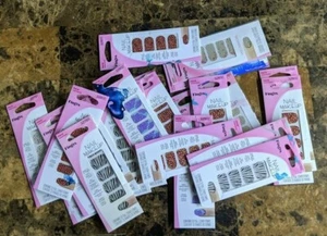 4x Unassorted FING'RS Nail Makeup, 22 Nail Strips - Fast Free Shipping - Picture 1 of 2