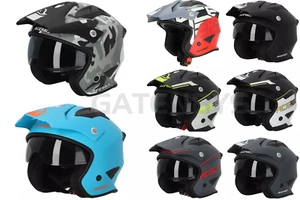 NEW ACERBIS TRIALS HELMET TRAIL MONTESA BETA ENDURO GASGAS TXT ROAD LEGAL PRO TY - Picture 1 of 105