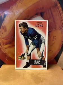 1955 Bowman Football #21 LEE RILEY Rookie Card Detroit Lions EXMINT - Picture 1 of 2