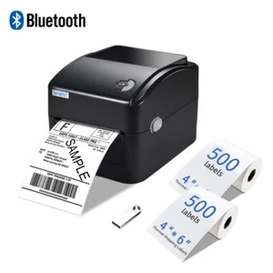 VRETTI Bluetooth Thermal Shipping Label Printer 4x6 w/1000 Labels For UPS eBay - Picture 1 of 11