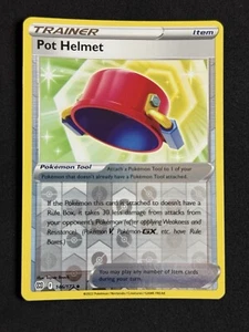 Pot Helmet 146/172 Reverse Holo Brilliant Stars SWSH Pokemon TCG Card 2022 - Picture 1 of 2