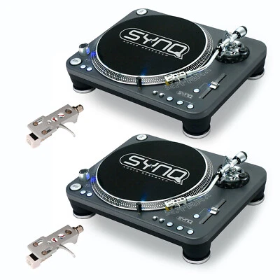 2x SYNQ X-TRM-1 Profi-Turntable + Audio Technica Systems Plattenspieler XTRM 1  - Bild 1 von 4