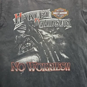 Harley Davidson 1994 “No Worries!!” Vintage single stitch T Shirt Medium - Picture 1 of 9