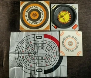 RINGLOTO UDSSR oder ESSR Roulette. Spiel Kinder.Lotto Karussell.NORMA-TALLINN - Bild 1 von 12