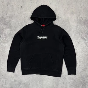 Supreme Bandana Box Logo Hoodie Black Mens Size M - Picture 1 of 9