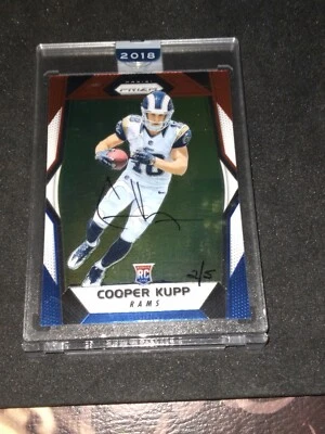 2017 cooper kupp rc prizm auto 2/5 Rams superbowl MVP LOS ANGELES RAMS. - Image 1 of 4