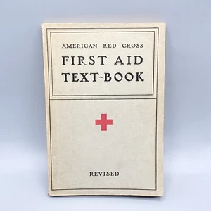 1937 American Red Cross First Aid Text-Book Revised Illustrated Photos Vintage - Picture 1 of 24