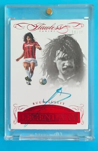 2015-16 Panini Flawless Soccer Legendary Ruby Ruud Gullit Auto 11/15 - Bild 1 von 2