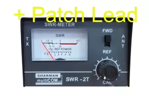 CB SWR Meter + Patch Lead 10m 11m 27mHz 28mHz - Picture 1 of 3
