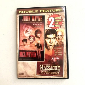 DOUBLE FEATURE MCLINTOCK and MASSACRE at FORT HOLMAN DVD - Picture 1 of 3