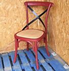 NEW RED CROSS BACK RATTAN SEAT BENTWOOD CAFE BISTRO DINING CHAIR WOOD THONET