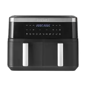 Emperial Dual Air Fryer Oven Non-stick LED Touch Oil Free Cooking 9L - 2400W - Picture 1 of 9