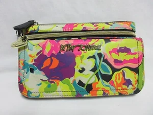 Betsey Johnson Colorful Floral Wristlet missing wristlet STRAP - Picture 1 of 7