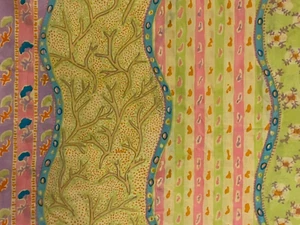 Kaffe Fassett fabric ORGANIC STRIPE - Lime - 1 yard - Picture 1 of 3