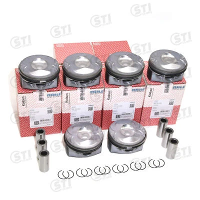 Juego de 6 pistones y anillos MAHLE para Jaguar XF Land Rover Discovery 306 PS AJ126 3,0 L Foto 1 de 4