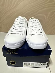 Polo Ralph Lauren Spring Canvas Sneakers Trainers Uk 12 BNIB - Picture 1 of 6