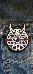 Disturbed Amulett 3,25 x 3 Zoll Bügelbild Patch - Bild 1 von 4
