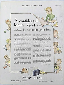 Anuncio de jabón marfil vintage 1951, Procter & Gamble - Imagen 1 de 4