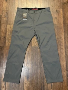 Wrangler ATG Pants NWT Mens 42x30 Gray Straight Stretch All Terrain Utility - Picture 1 of 13