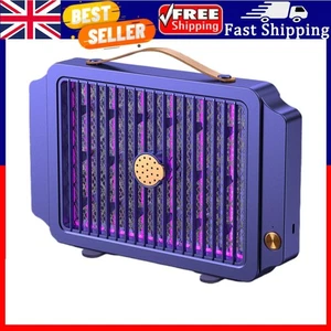 Asesino de moscas UV eléctrico 3W rejilla trampa para mosquitos para insectos voladores (enchufe azul). - Imagen 1 de 12