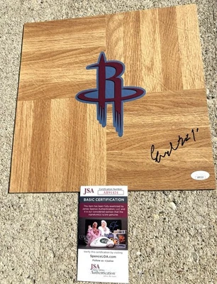 CAM WHITMORE SIGNED 12X12 Floor Tile JSA COA HOUSTON ROCKETS - Image 1 of 2