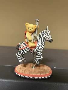 1998 Cherished Teddies Karussell - JASON - Junge auf Zebra 506214 - Bild 1 von 3