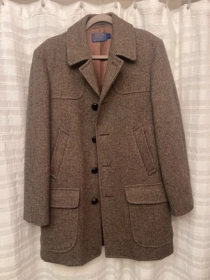 Abrigo de lana Pendleton vintage para hombre talla 40 Foto 1 de 4