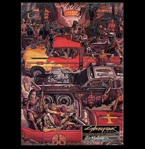 NEW Displate Limited Edition - Cyberpunk 2077: Meet the Valentinos - Picture 1 of 3