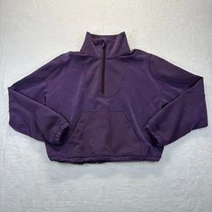 Lululemon Brushed Softstreme Ribbed Half Zip Pullover Women’s 6 Dramatic Magenta - Bild 1 von 10